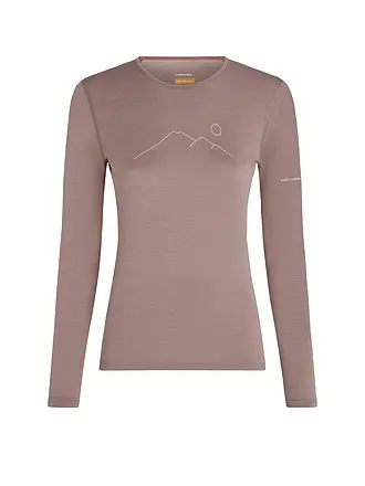 ICEBREAKER | Damen Unterzieh Shirt Oasis 200 | rosa